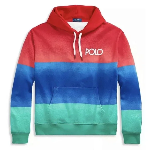 Polo Ralph Lauren RRL Comfort Hoodie Jacket Rare Ombre Mens XL New Fast Ship